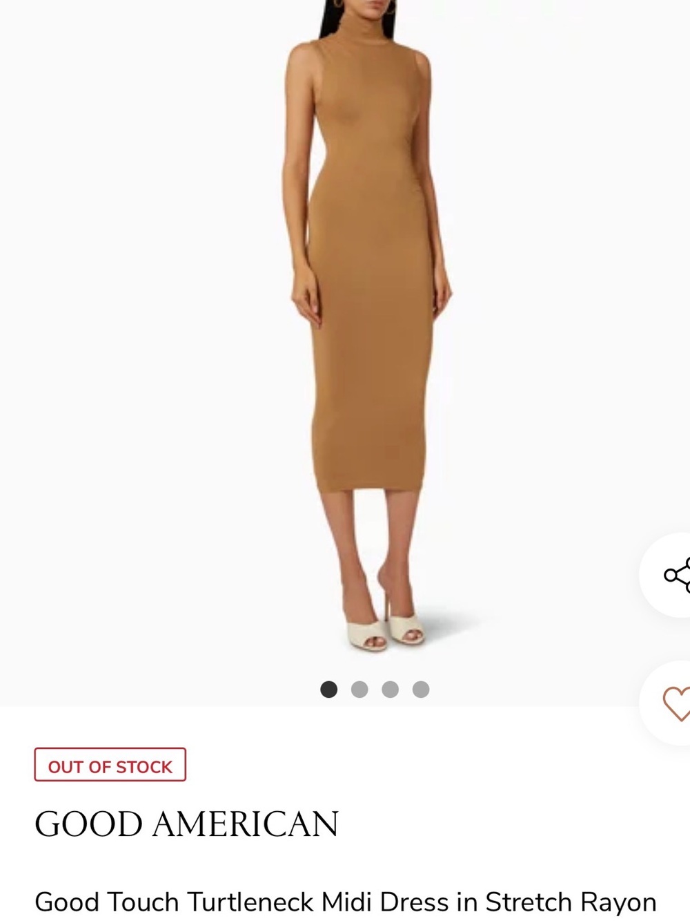 Good American turtleneck  Madi Dress